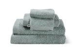 Serviette de bain moderne, de couleur Sea green en coton de la collection COMO