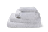 Serviette de bain blanche, moderne, en coton de la collection COMO