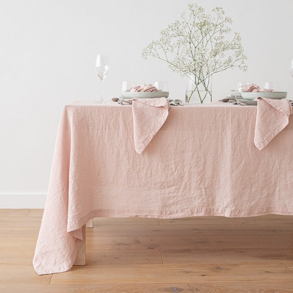 Washed linen tablecloth - 100% Linen